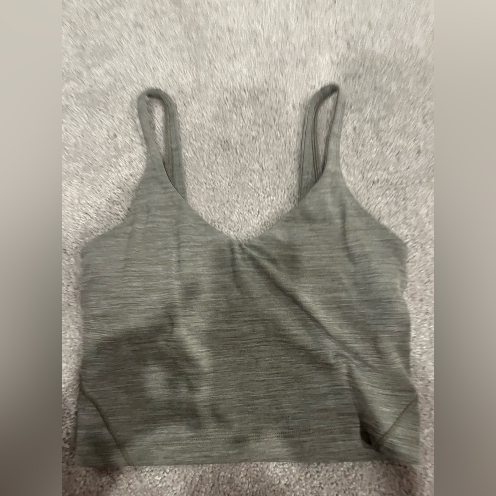 COPY - Super cute grey align tank!!